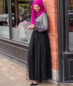 tulle maxi skirt petite