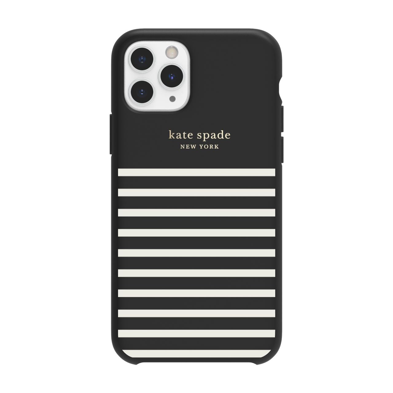 Kate Spade Hardshell Stripe Black / White iPhone Pro Case – Mobilestop