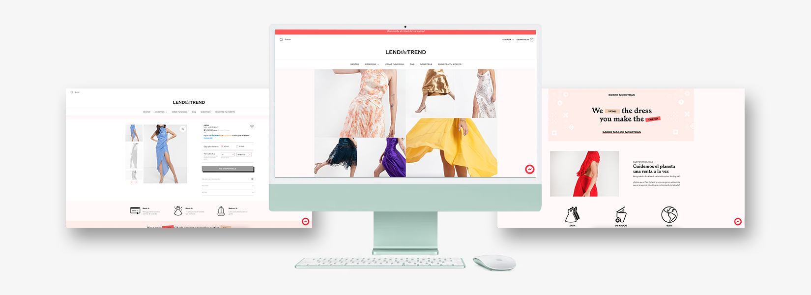 Lend the Trend es una tienda de ropa en Shopify para inspirarte este 2021 - doos estudio Shopify eCommerce Experts