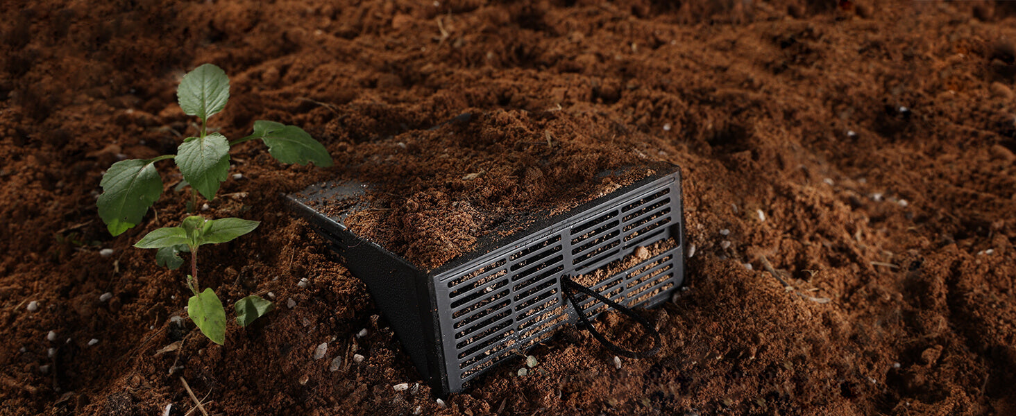 Biodegradable carbon filter for compost