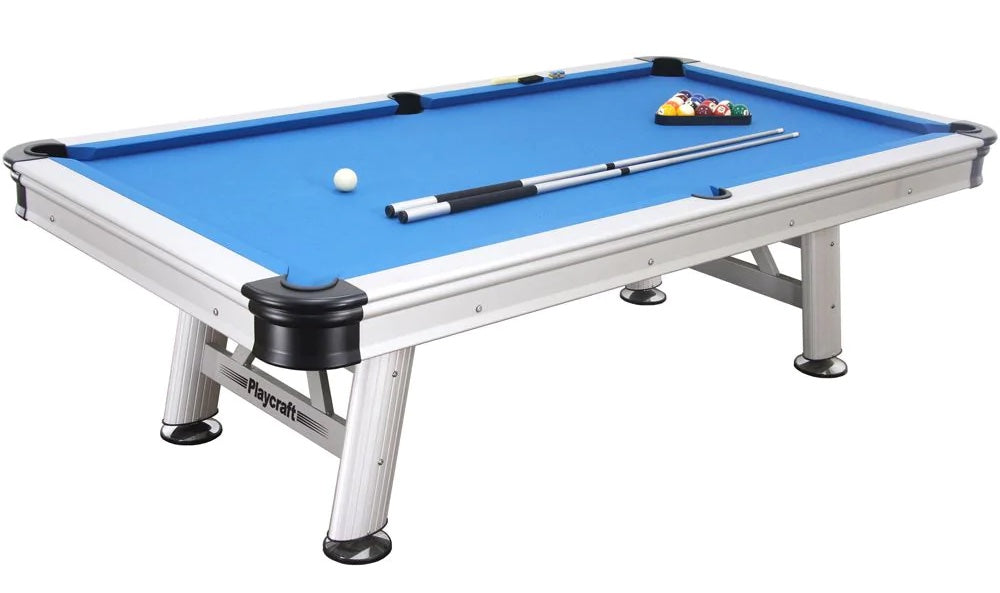 Playcraft Extera 8' Outdoor Pool Table with Accessories