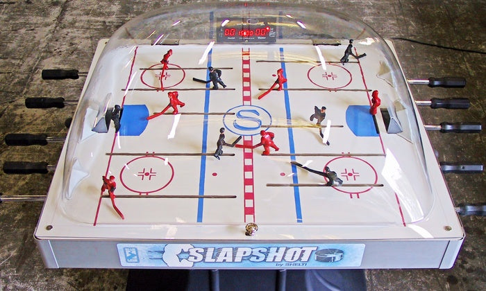 Shop Shelti Slapshot Bubble Hockey Table Dome 52 Gaming Blaze