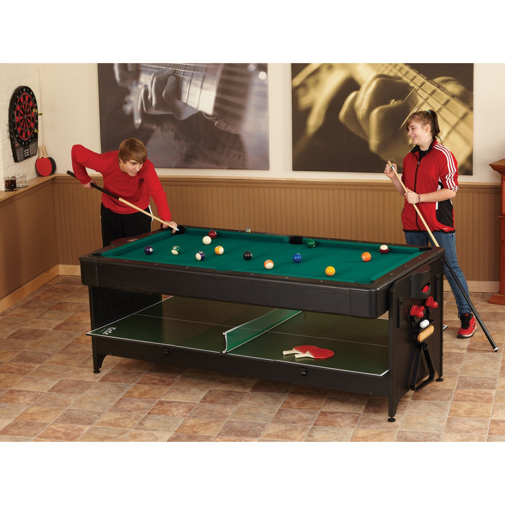 Fat Cat Original Pockey 7ft 2 In 1 Multi Game Table