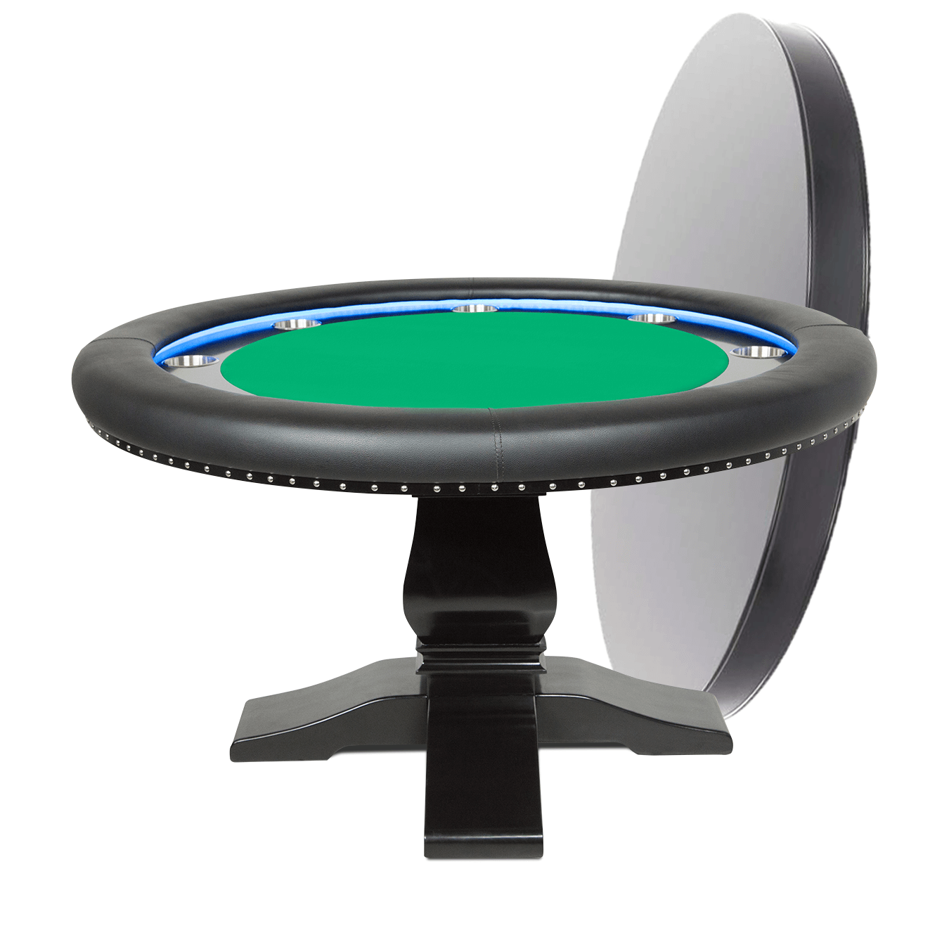 round folding card table and chairs set