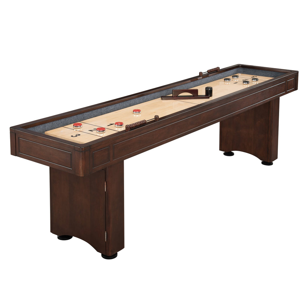 Hathaway Austin Mahogany 9ft Shuffleboard Table