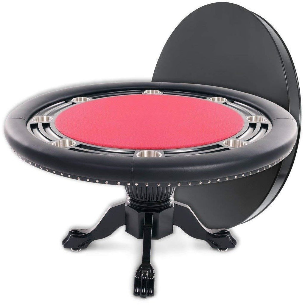 Bbo Poker Tables Nighthawk Black Round Poker Table 8 Person