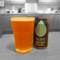 Big Drop Pine Trail Pale Ale 0.5% Alcohol Free Beer Good Stuff Drinks