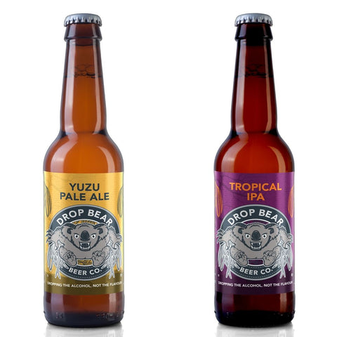 Yuzu Pale Ale Tropical IPA Drop Bear Beer Co Branding Logo