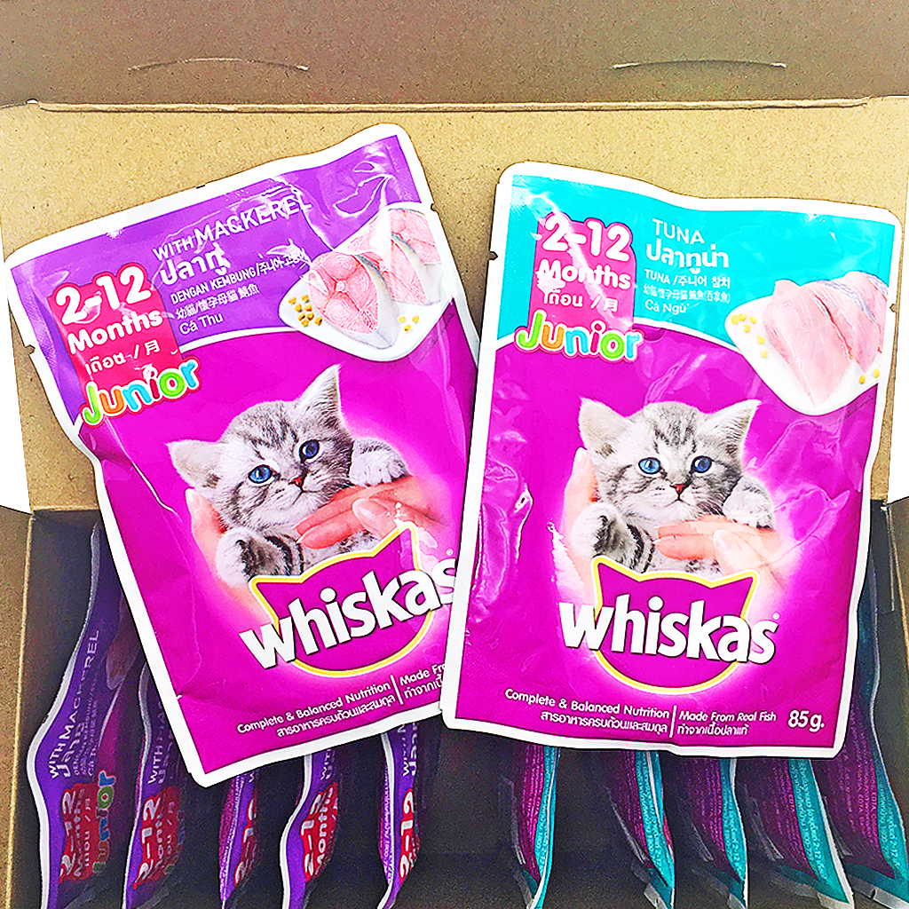 whiskas pouch junior