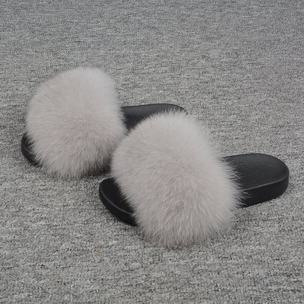 grey slides fur