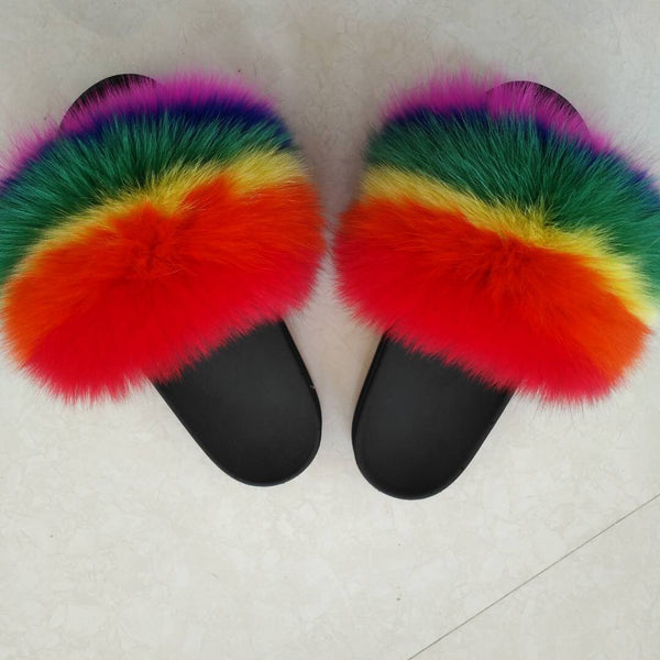 fur slides rainbow