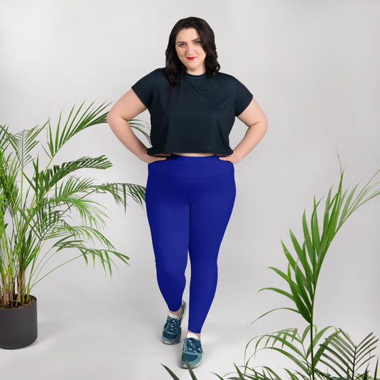 Tickle Blue Plus Size Leggings –