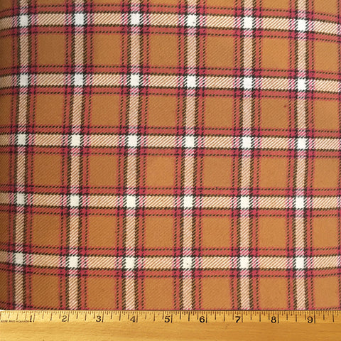 Primo Plaid FLANNEL in Black – by and studiofabricshop Marcus Fabrics White
