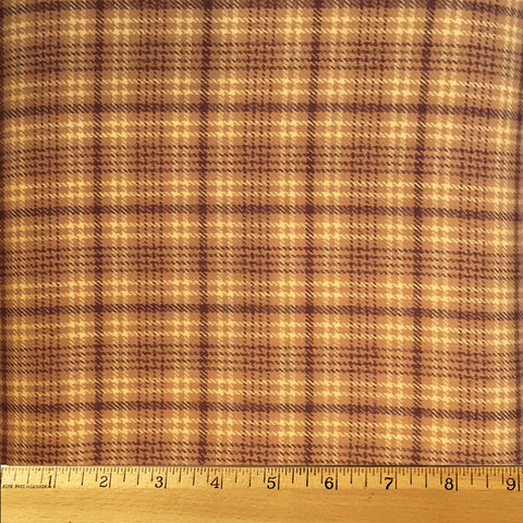 Primo Plaid FLANNEL in Fabrics Marcus studiofabricshop and White – by Black