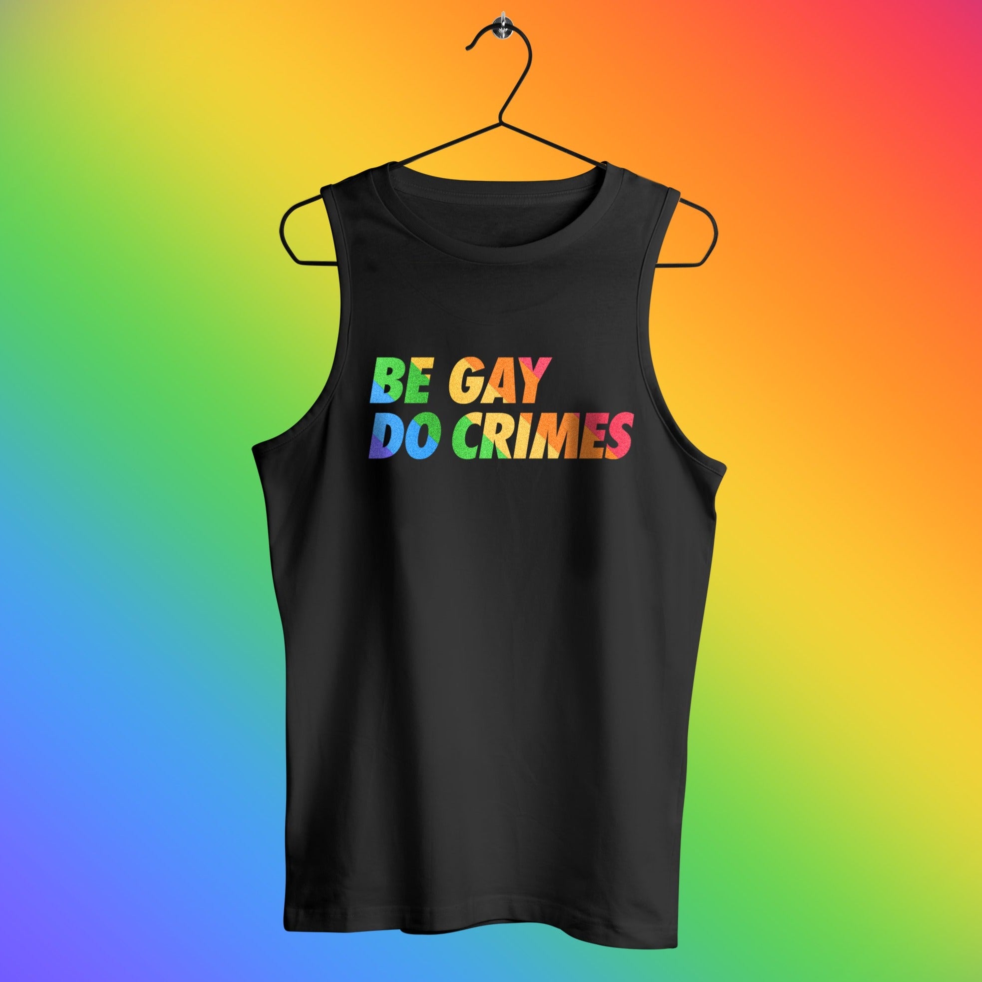 Be Gay Do Crimes Muscle Shirt – Pander Shirts