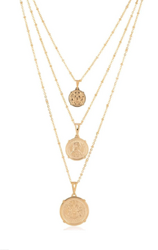 Emperor Coin Necklace 20"