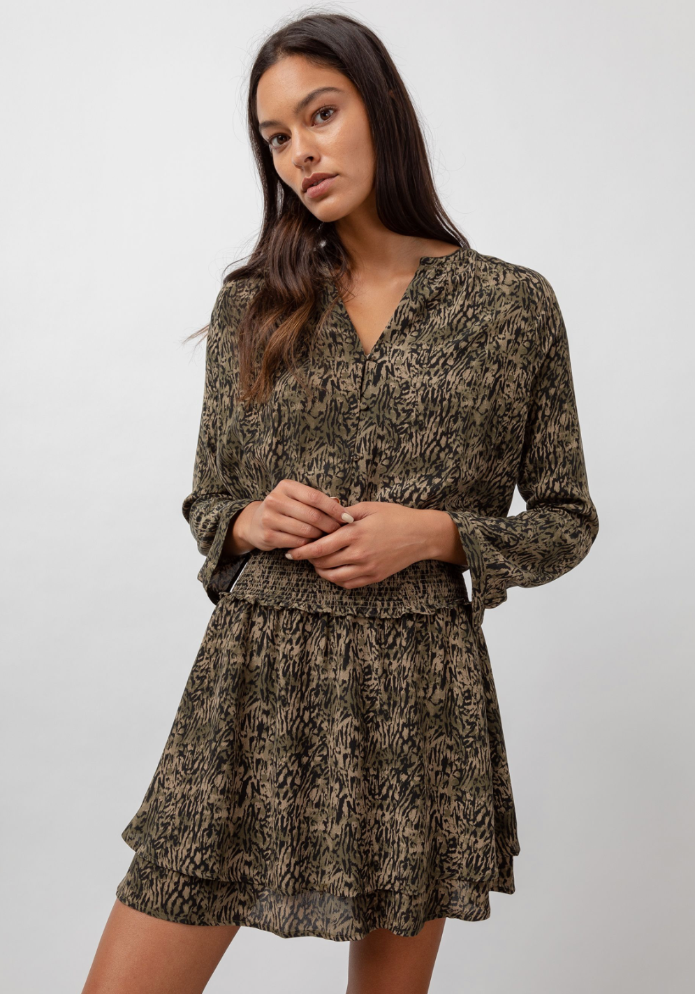 Rails Delaney Dark Ditsy Floral Print Dress