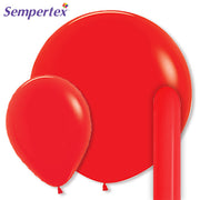 Betallatex Sempertex Fashion Red Latex Balloon Options