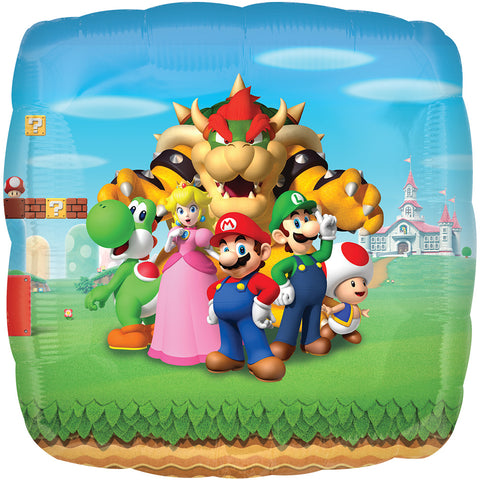 Palloncini Super Mario Bros Music Foil 71 cm 1 Pz