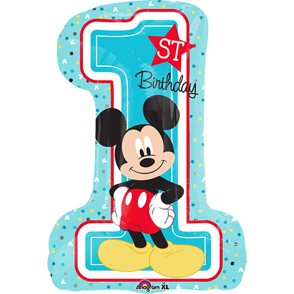 28 inch MICKEY 1ST BIRTHDAY - Anagram