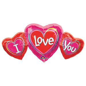 Anagram 34 inch I LOVE YOU Foil Balloon 09625-01-A-P