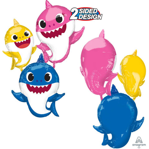 18 inch Unique Baby Shark Foil Balloon - 77397