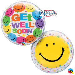 17 inch Anagram Feel Better Bear Foil Balloon 45853