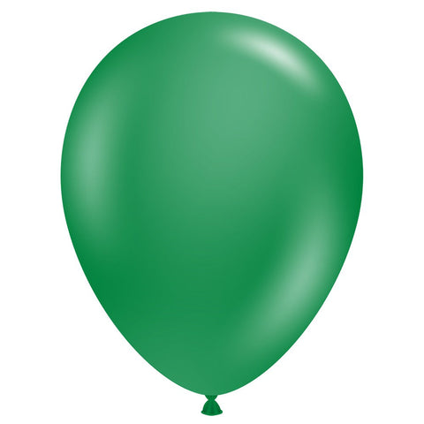 11 inch TUFTEX Crystal Emerald Green Latex Balloons - 10015