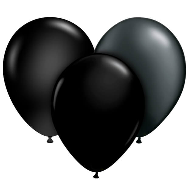 Black Latex Balloons