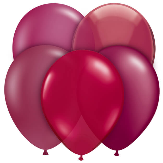 Burgundy Latex Balloons