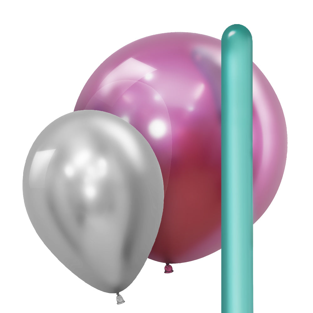 Chrome & Reflex Twisting Balloons