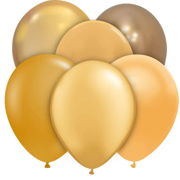 Gold Latex Balloons