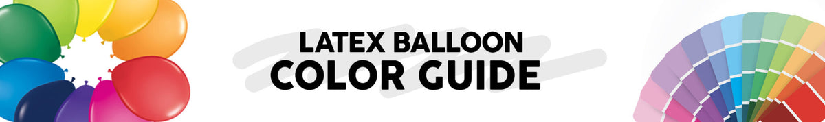 Latex Balloon Color Guide Banner