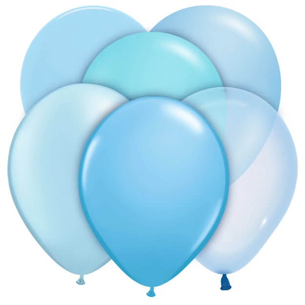 Light Blue Latex Balloons