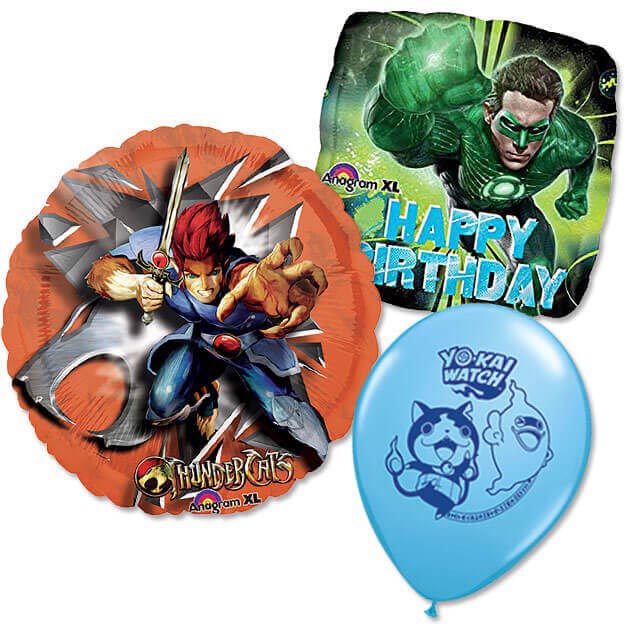 Balloons of Thundercats Green Lantern and Yo Kai