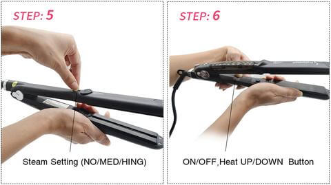 How To Apply 2 In 1 Hair Straightener And Curler