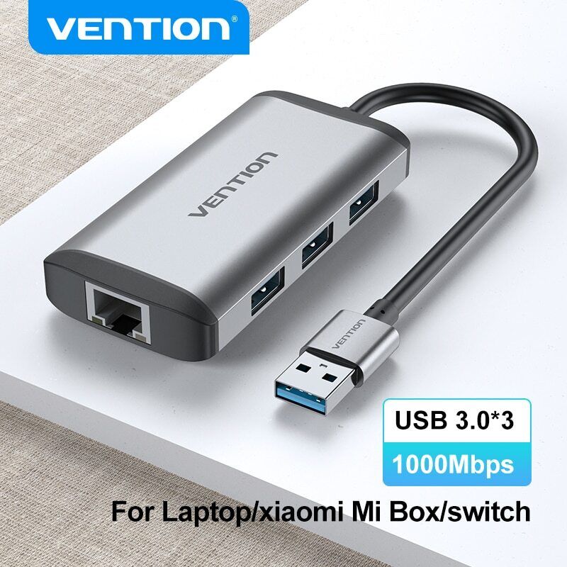 USB Ethernet USB3.0 Lan 1000Mbps Ethernet Adapter USB RJ45 USB HUB
