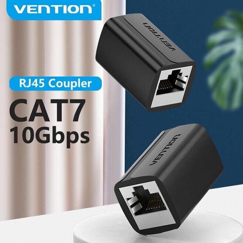 RJ45 Connector Cat7/6/5e Ethernet Adapter Female to Female 8P8C Extension Wire