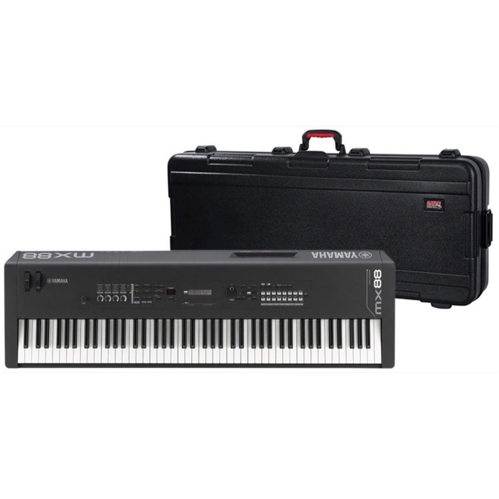 Yamaha MX88 Keyboard Synthesizer, 88-Key, Black, with Case - Same Day Music