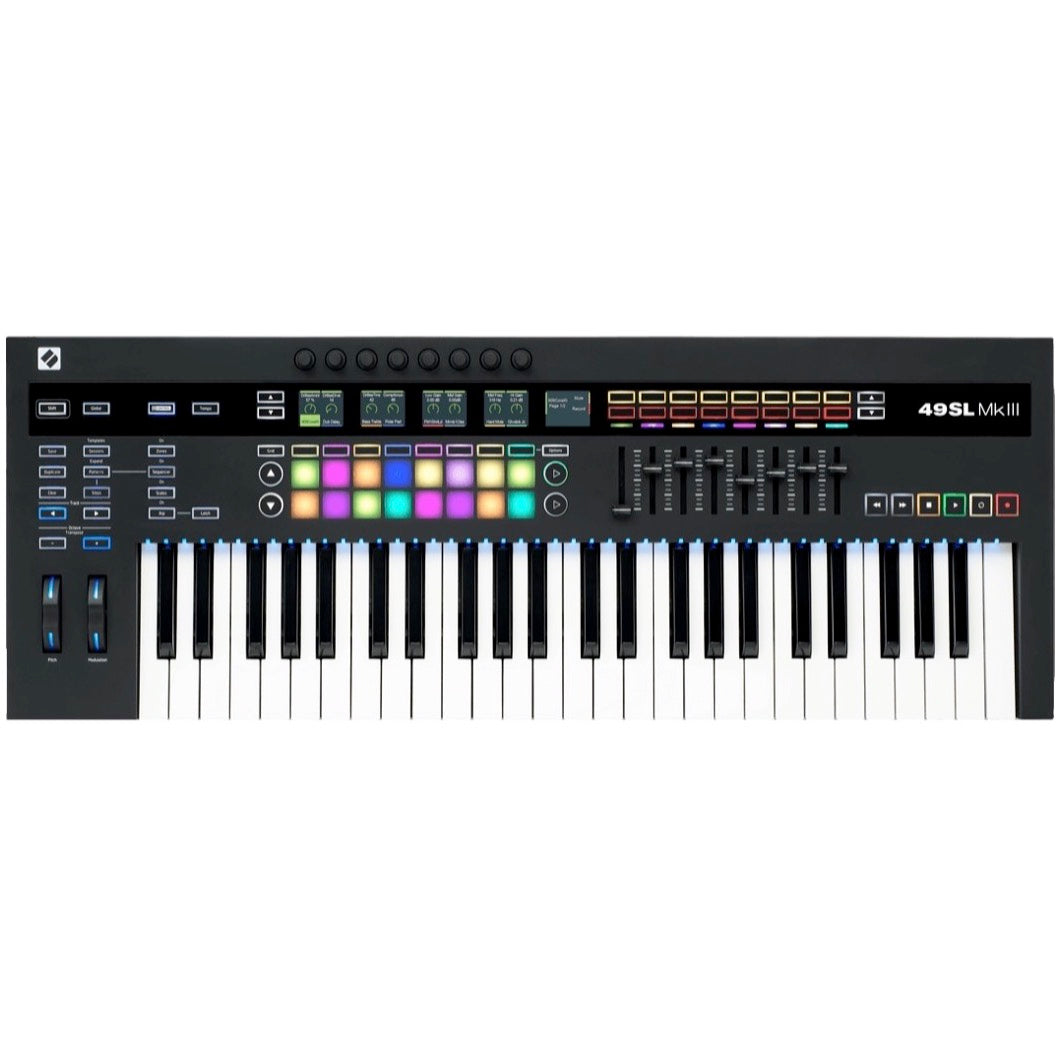 Novation 61 Sl Mk3 Usb Midi Keyboard Controller 61 Key Same Day