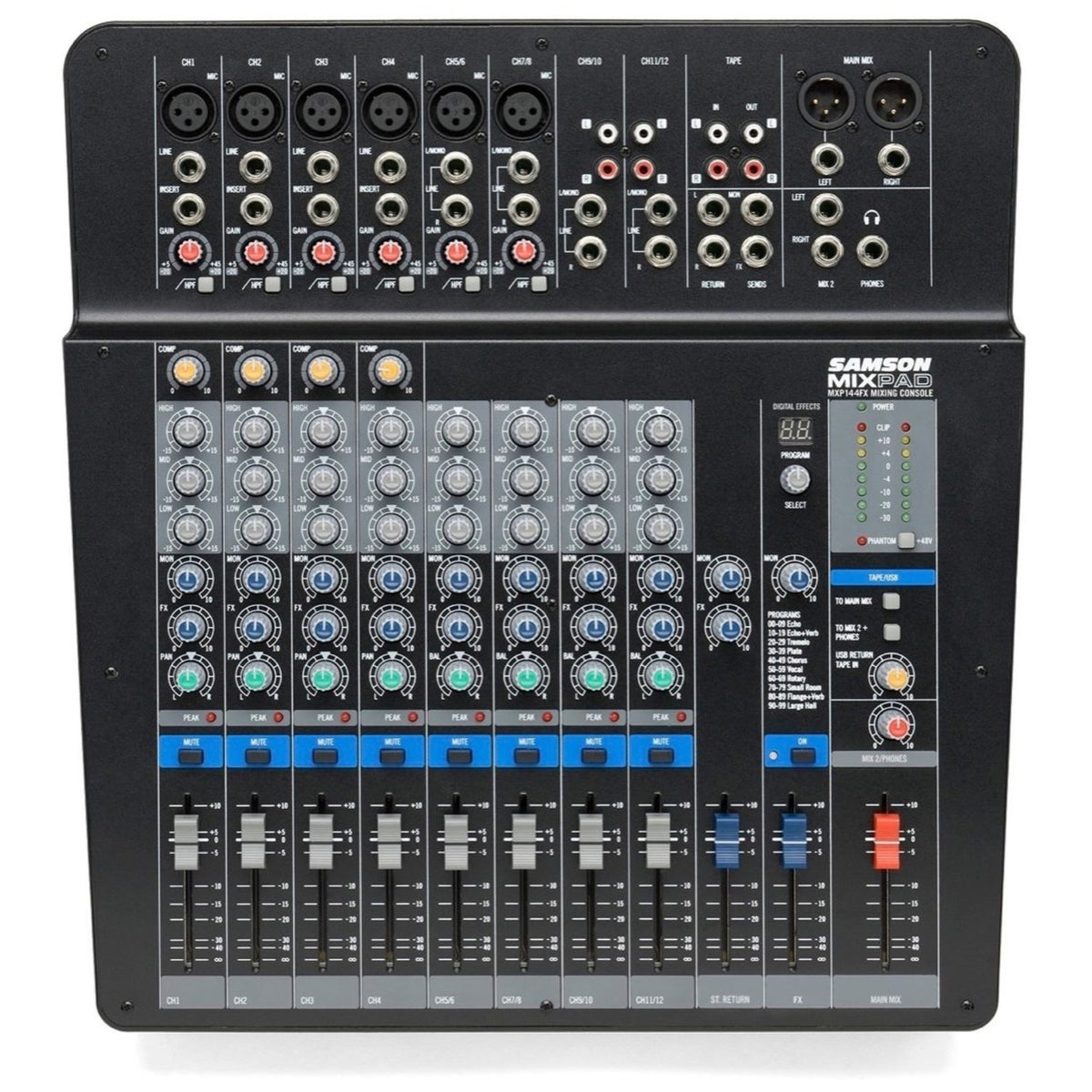 samson mixpad mxp144fx and m box