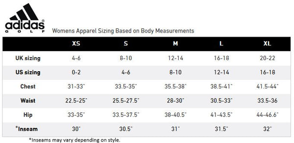 Clothing Size Chart - Birdie Town