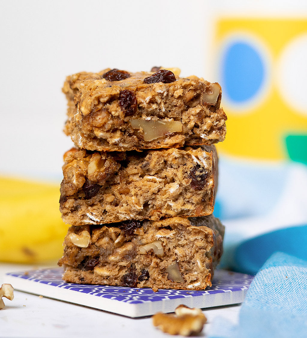 Banana Protein Oat Bar - Suggested Presentation.