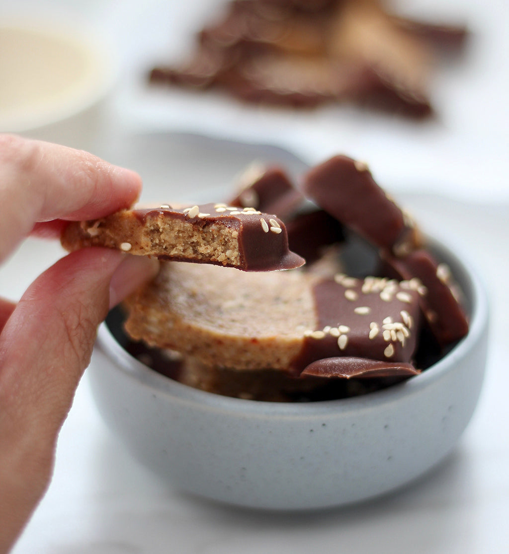 Protein-Packed Fit Sticks In A Bowl.