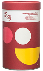 Go Good Organic Strawberry Whey Protein Powder.