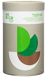 Go Good Organic Organic Vanilla Plant Protein Isolate.