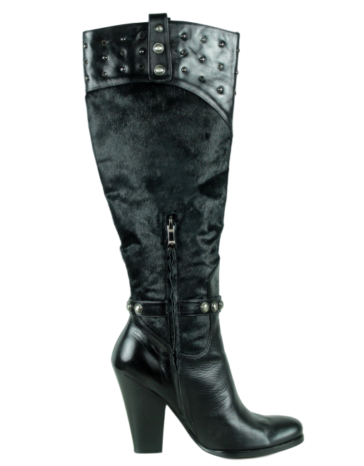 Leather and Fur Boots– eKlozet