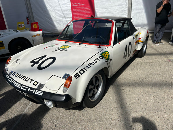 The n° 40 Porsche 914/6 GT Winner Le Mans 1970 at Rennsport Reunion 7
