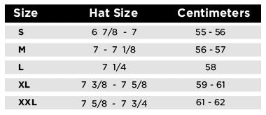 47 Brand Hat Size Chart