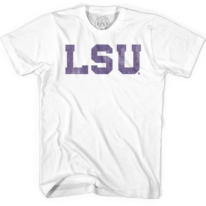 white lsu shirt